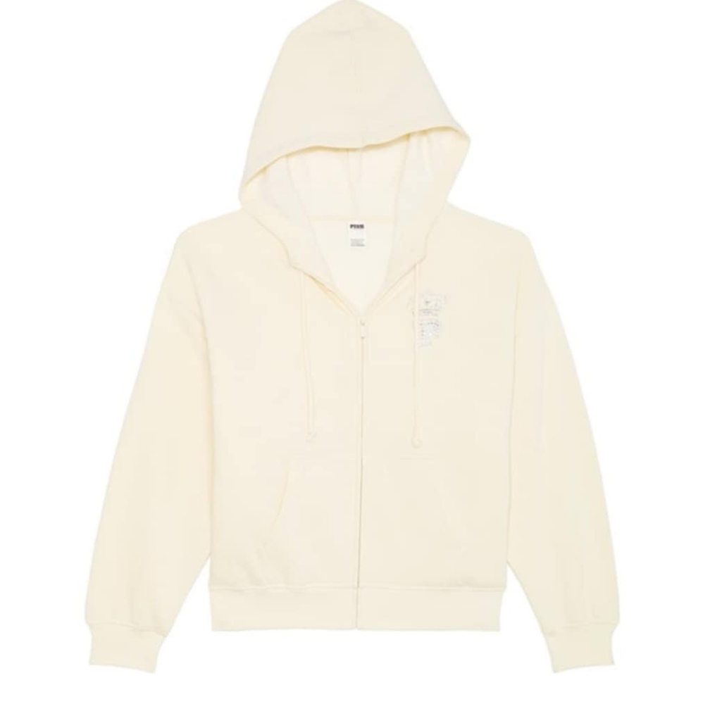 PINK Bling Full Zip Hoodie Size Medium NWT